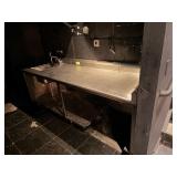 SS PREP TABLE W SINK