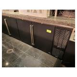 PERLICK BLACK 4 DOOR BAR BACK - MODEL BS108