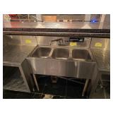 KROWNE UNDERBAR SS 3 COMPARTMENT SINK