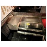 KROWNE UNDERBAR SS ICE BIN W SPEED RAILS / DRAIN