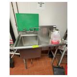Stainless Steel Prep Sink with Faucet