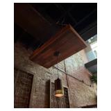 Suspended Wood Light Fixtures