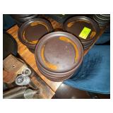 Brown Ceramic Dinner Plates