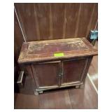 Wood Cabinet with Double Doors