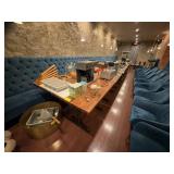 Double Base Wooden Table