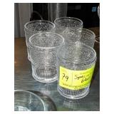 Patterned Glass Tumblers