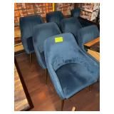 Blue Velvet Dining Chairs