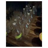 Clear Glass Bottles with Stoppers