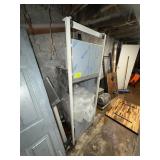 Dumb waiter frame with Leeson motor