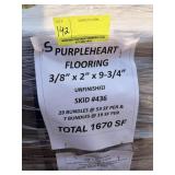 PURPLEHEART FLOORING