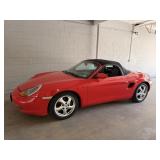 1999 PORSCHE BOXSTER CONV. RED - 35K MILES - VIN: