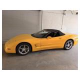 2003 CHEVY CORVETTE CONV. YELLOW - 88K MILES -