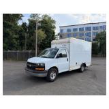 2019 CHEVY EXPRESS 3500 12FOOT CUBE VAN WHITE -
