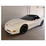 1998 CHEVY CORVETTE CONV. WHITE - 49K MILES -