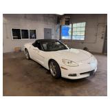 2005 CHEVY CORVETTE CONV WHITE 120K MILES  - VIN: