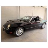 2002 FORD THUNDERBIRD BLACK - 52K MILES - VIN: