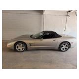 1998 CHEVY CORVETTE CONV. SILVER - 49K MILES -