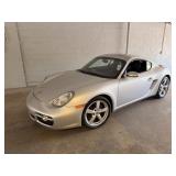 2008 PORSCHE CAYMAN COUPE SILVER - 112K MILES -