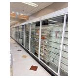 Store Shelving Section w/ Glass Doors