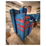 Blue Plastic Storage Totes