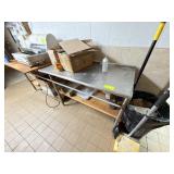 Stainless Steel Prep Table with Shelf
