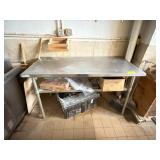 Stainless Steel Work Table with Undershelf