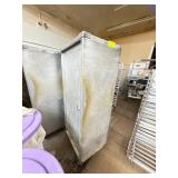 Commercial aluminum rolling storage cabinet