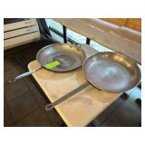 Aluminum Fry Pans with Long Handles