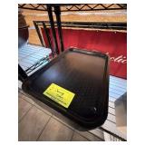 Black Plastic Serving Trays