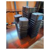 4 inch Vollrath 1/6 Size Black Inserts