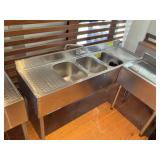 Krowne 18-53C Stainless 3-Bay Sink