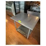 Stainless Steel Work Table With Shelf