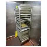 Stainless Steel Bakery Sheet Pan Rack on Casters