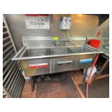 Three-Compartment Stainless Steel Sink