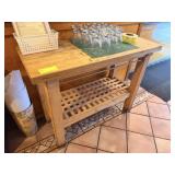 WOODEN SERVICE CABINET