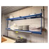 BLUE WIRE WALL SHELF