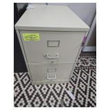 2 DRAWER METAL  FILE CABINET