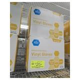 CASES OF VINYL GLOVES