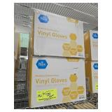 CASES OF VINYL GLOVES