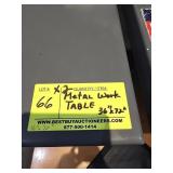 METAL WORK TABLE S 36' X 72'