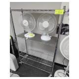 BLACK COATED METRO RACK