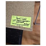 -METAL WORK STATION W/ UNDERSHELF & DOUBLE