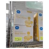 CASES OF VINYL GLOVES