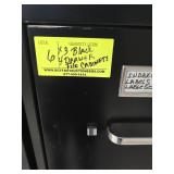 BLACK 4 DRAWER  FILE CABINET S