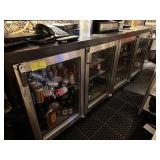 GLASS TENDER 4 GLASS DOOR BAR BACK