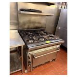 JADE 6 BURNER STOVE W OVEN