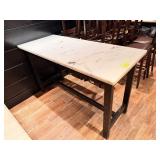 MARBLE TOP COMMUNITY TABLE