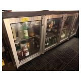 GLASS TENDER 4 GLASS DOOR BAR BACK