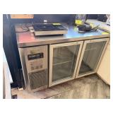 TURBO AIR 2 GLASS DOOR LOWBOY REFRIGERATOR