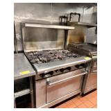 6 BURNER STOVE W OVEN